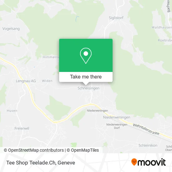 Tee Shop Teelade.Ch map