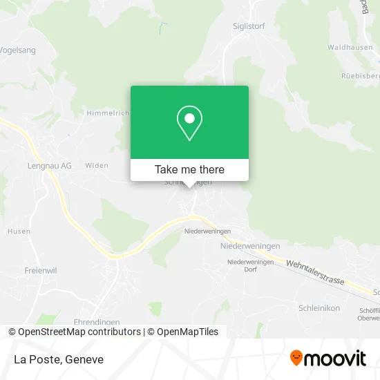 La Poste map