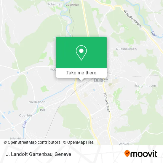 J. Landolt Gartenbau map