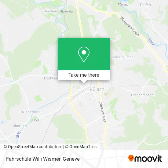 Fahrschule Willi Wismer map