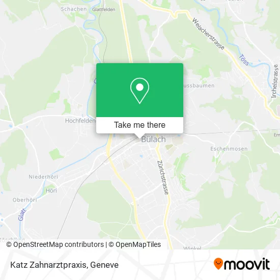 Katz Zahnarztpraxis map