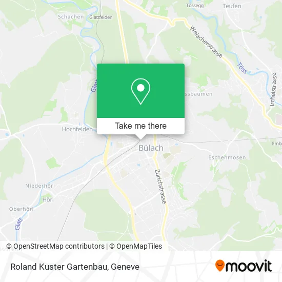 Roland Kuster Gartenbau map