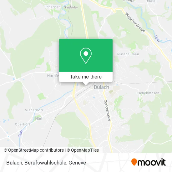 Bülach, Berufswahlschule map