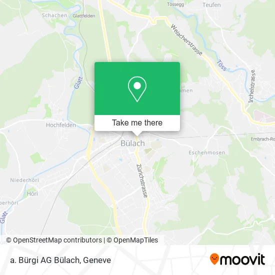 a. Bürgi AG Bülach map