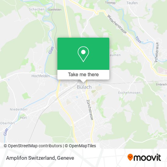 Amplifon Switzerland map