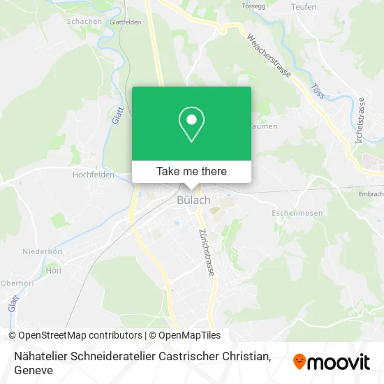 Nähatelier Schneideratelier Castrischer Christian map