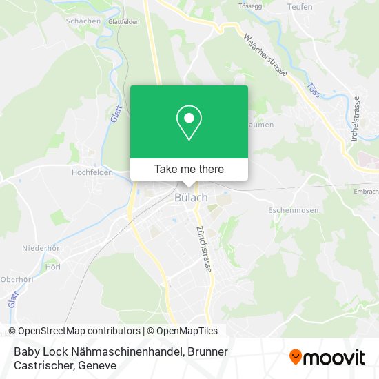 Baby Lock Nähmaschinenhandel, Brunner Castrischer map