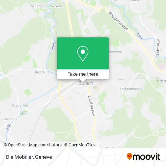 Die Mobiliar map