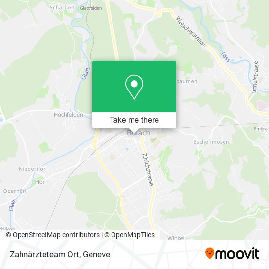 Zahnärzteteam Ort map