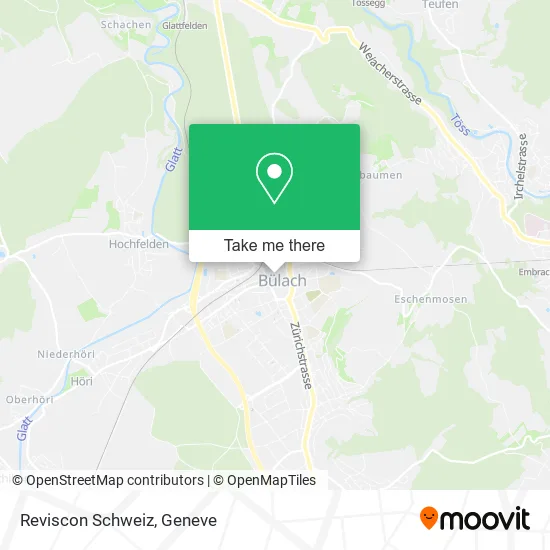 Reviscon Schweiz map
