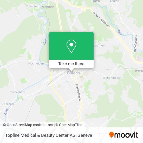 Topline Medical & Beauty Center AG map