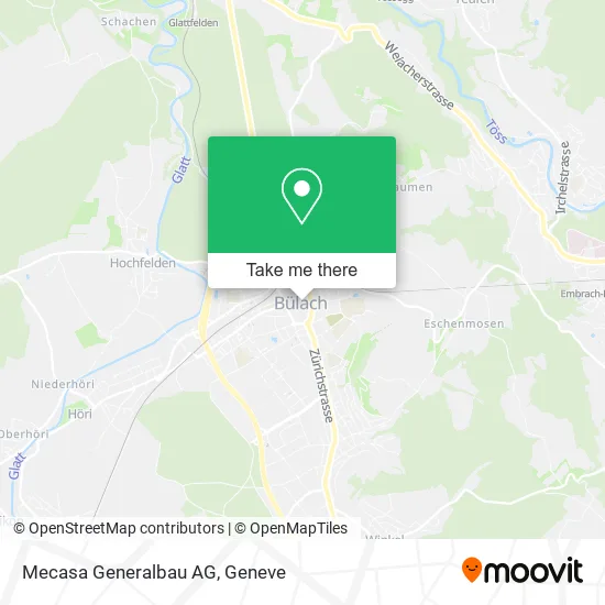 Mecasa Generalbau AG map