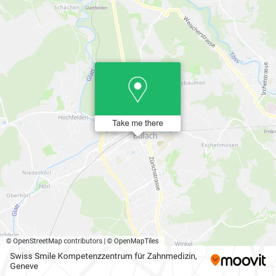 Swiss Smile Kompetenzzentrum für Zahnmedizin map