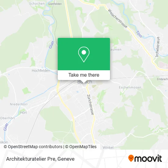 Architekturatelier Pre map