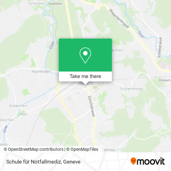 Schule für Notfallmediz map