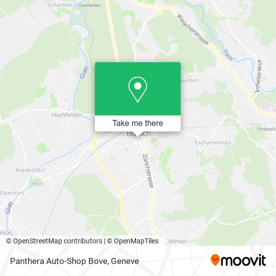 Panthera Auto-Shop Bove map