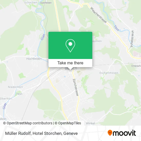 Müller Rudolf, Hotel Storchen map