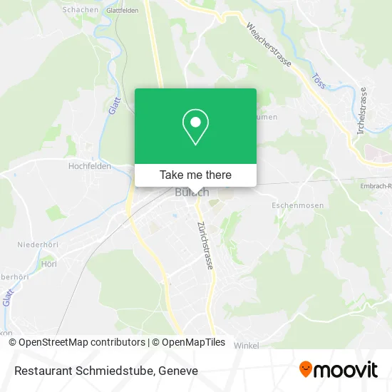 Restaurant Schmiedstube map
