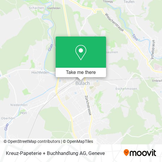 Kreuz-Papeterie + Buchhandlung AG map