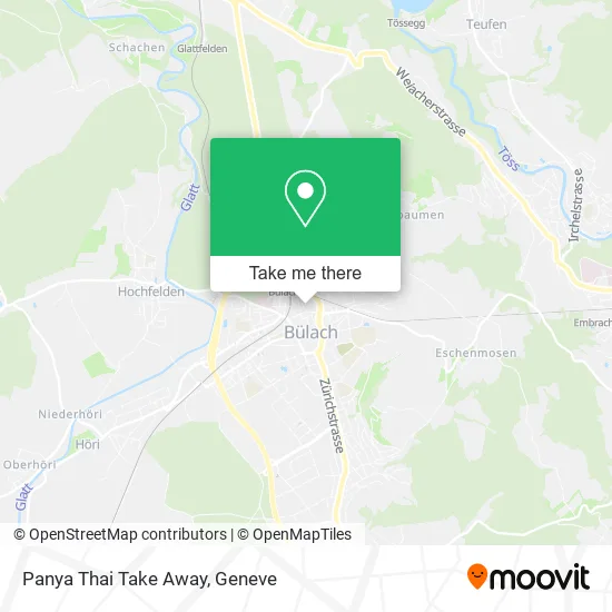 Panya Thai Take Away map