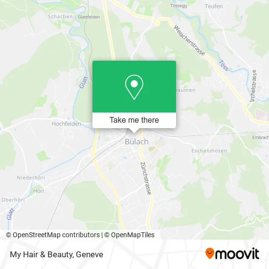 My Hair & Beauty map