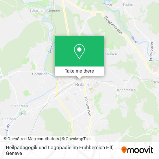 Heilpädagogik und Logopädie im Frühbereich Hlf map