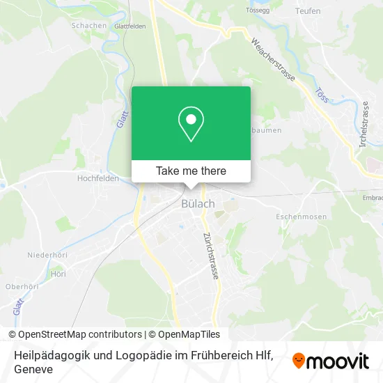 Heilpädagogik und Logopädie im Frühbereich Hlf map