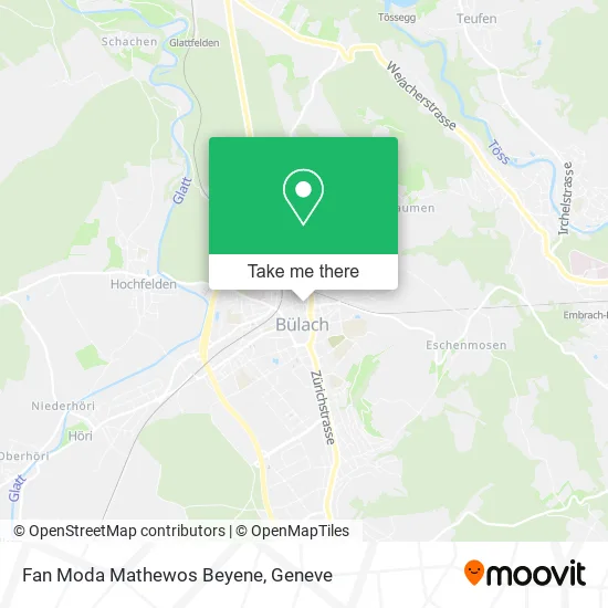 Fan Moda Mathewos Beyene map