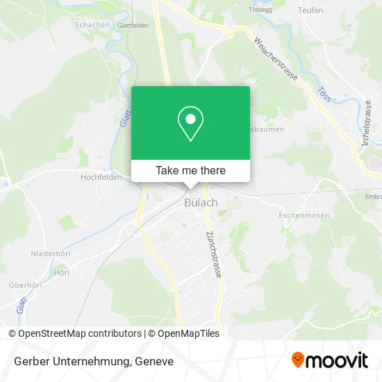 Gerber Unternehmung map