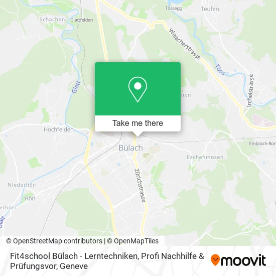 Fit4school Bülach - Lerntechniken, Profi Nachhilfe & Prüfungsvor map