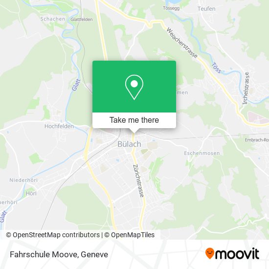 Fahrschule Moove map