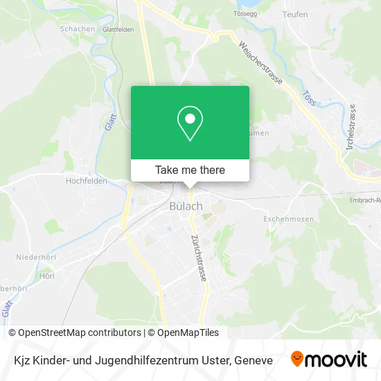 Kjz Kinder- und Jugendhilfezentrum Uster map