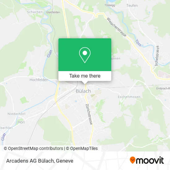 Arcadens AG Bülach map