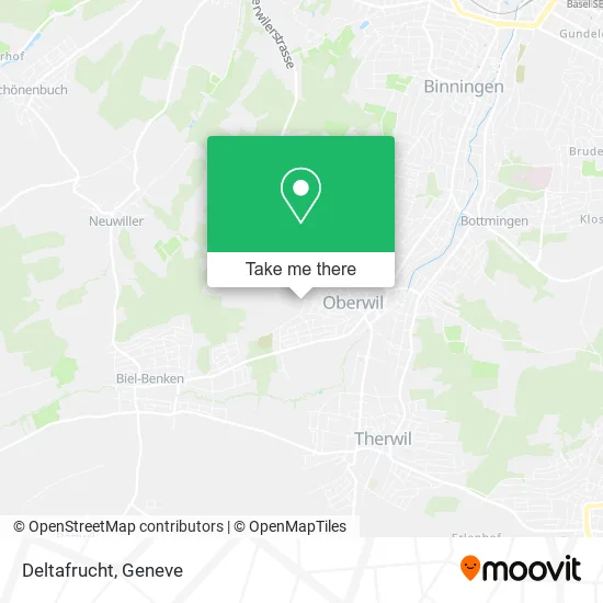 Deltafrucht map