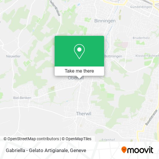Gabriella - Gelato Artigianale map