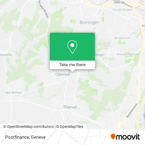 Postfinance map