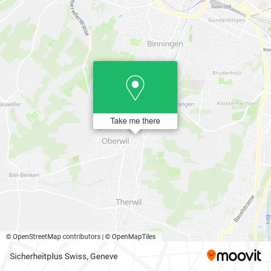 Sicherheitplus Swiss map