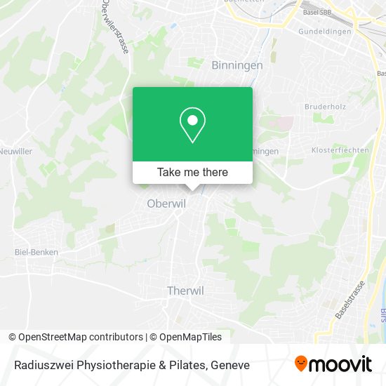 Radiuszwei Physiotherapie & Pilates map