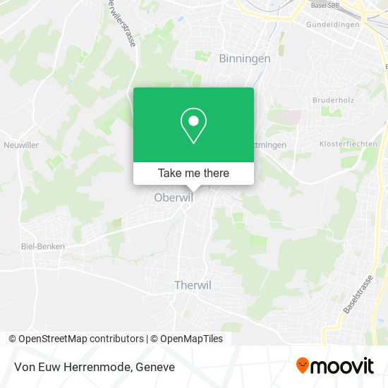 Von Euw Herrenmode map