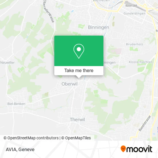 AVIA map