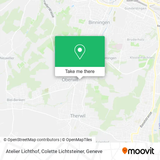 Atelier Lichthof, Colette Lichtsteiner map