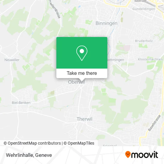Wehrlinhalle map