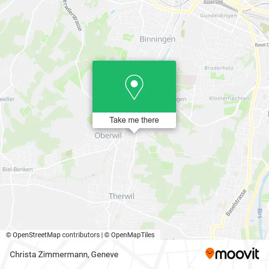 Christa Zimmermann map