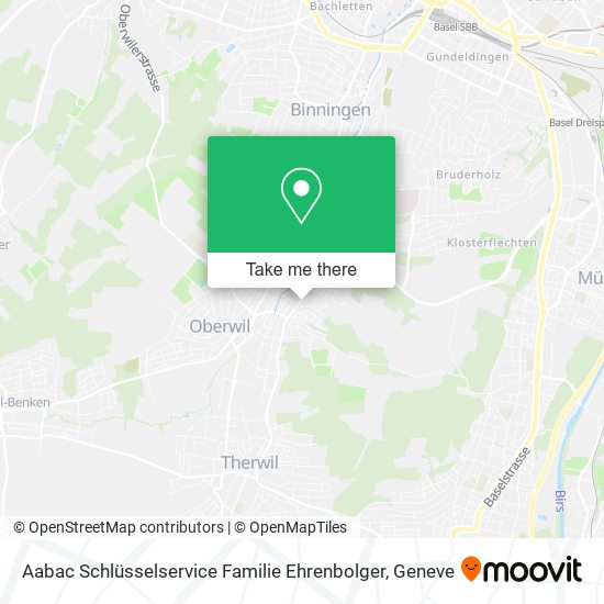 Aabac Schlüsselservice Familie Ehrenbolger map