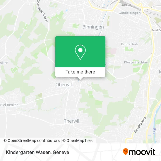 Kindergarten Wasen plan