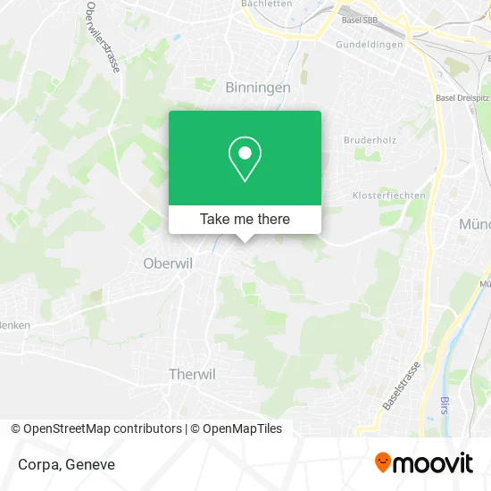 Corpa map