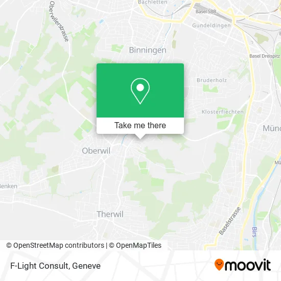 F-Light Consult map