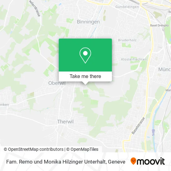 Fam. Remo und Monika Hilzinger Unterhalt map