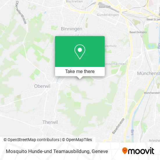 Mosquito Hunde-und Teamausbildung map