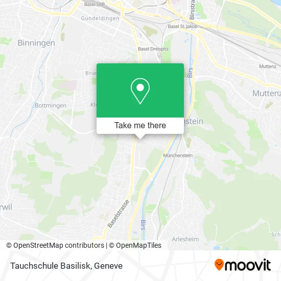 Tauchschule Basilisk map